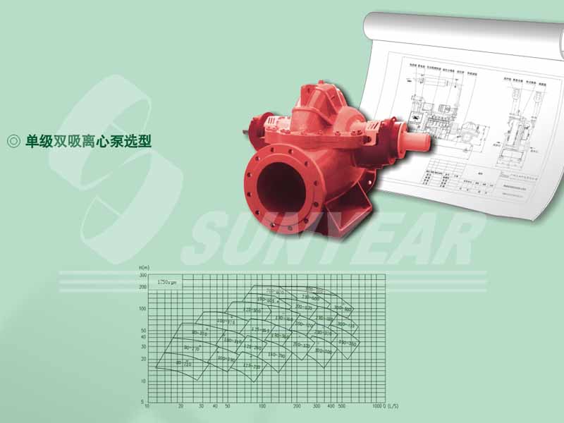 單級(jí)雙吸離心泵選型